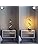 ELINKUME Modern Spiral LED Table Lamps | Set of 2 Dimmable Bedside Lights