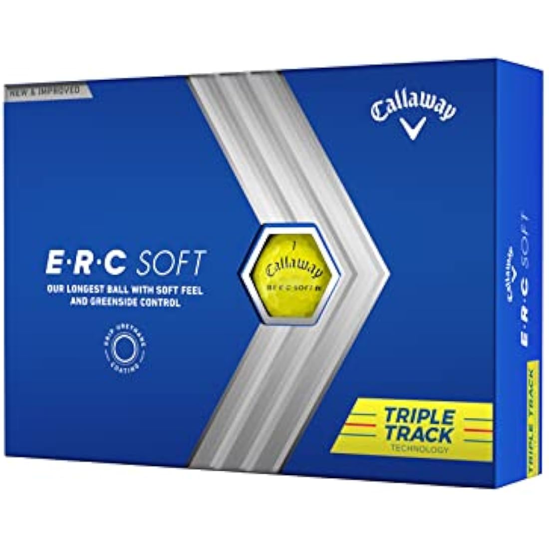 Callaway ERC Soft Golf Balls 2023 – Triple Track Dagger Alignment