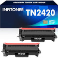 Jolof Store TN2420 Black Toner Cartridge for Brother MFC-L2710DW - 2-Pack