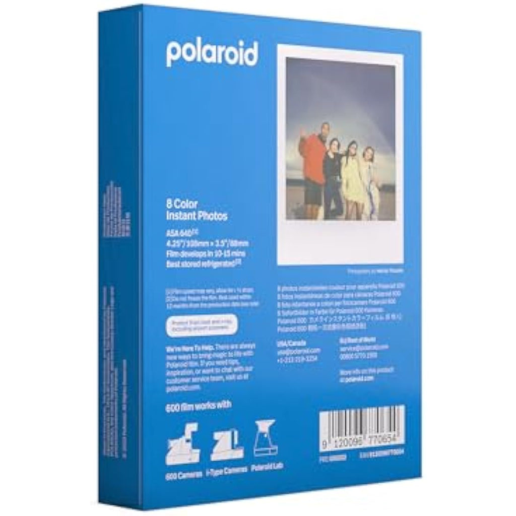 Polaroid Color Instant Film for 600 Vintage Cameras - 8 Photos