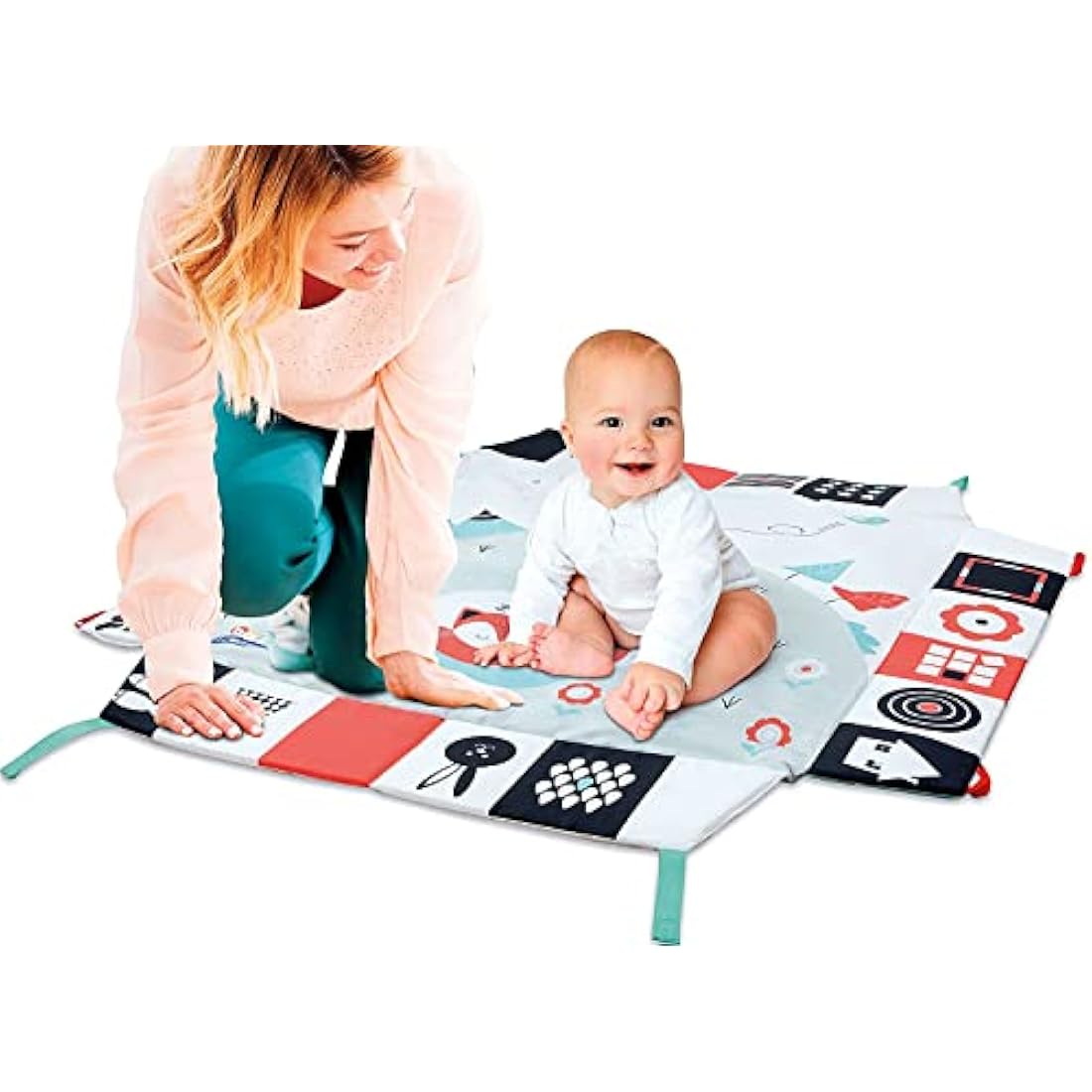 Clementoni Black and White Musical Baby Gym | Sensory Play Mat