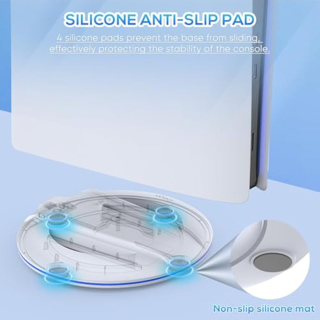 Auarte Vertical Stand for PS5 Slim Console – Sturdy Base Holder