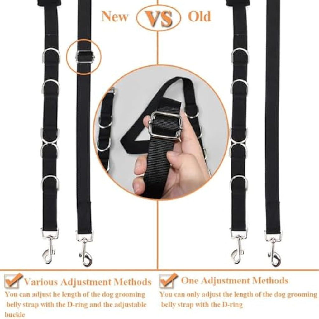 Dog Grooming Belly Strap – Adjustable Nylon Restraint Loop