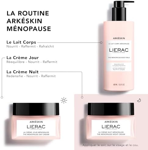 Lierac Arkeskin Menopause Night Cream – Anti-Aging Face Moisturizer 50ml