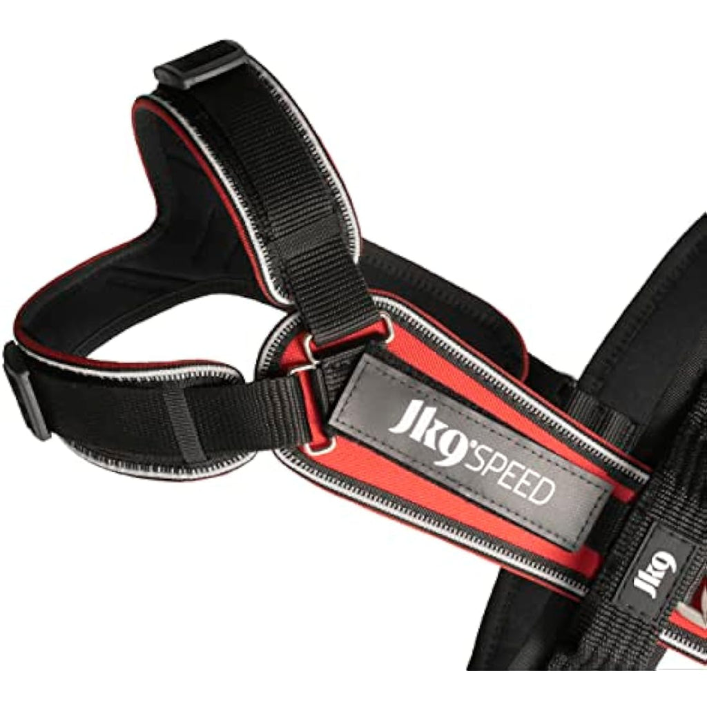 Julius-K9 JK9 Speed Dog Harness | Red Reflective Running Gear | Size L