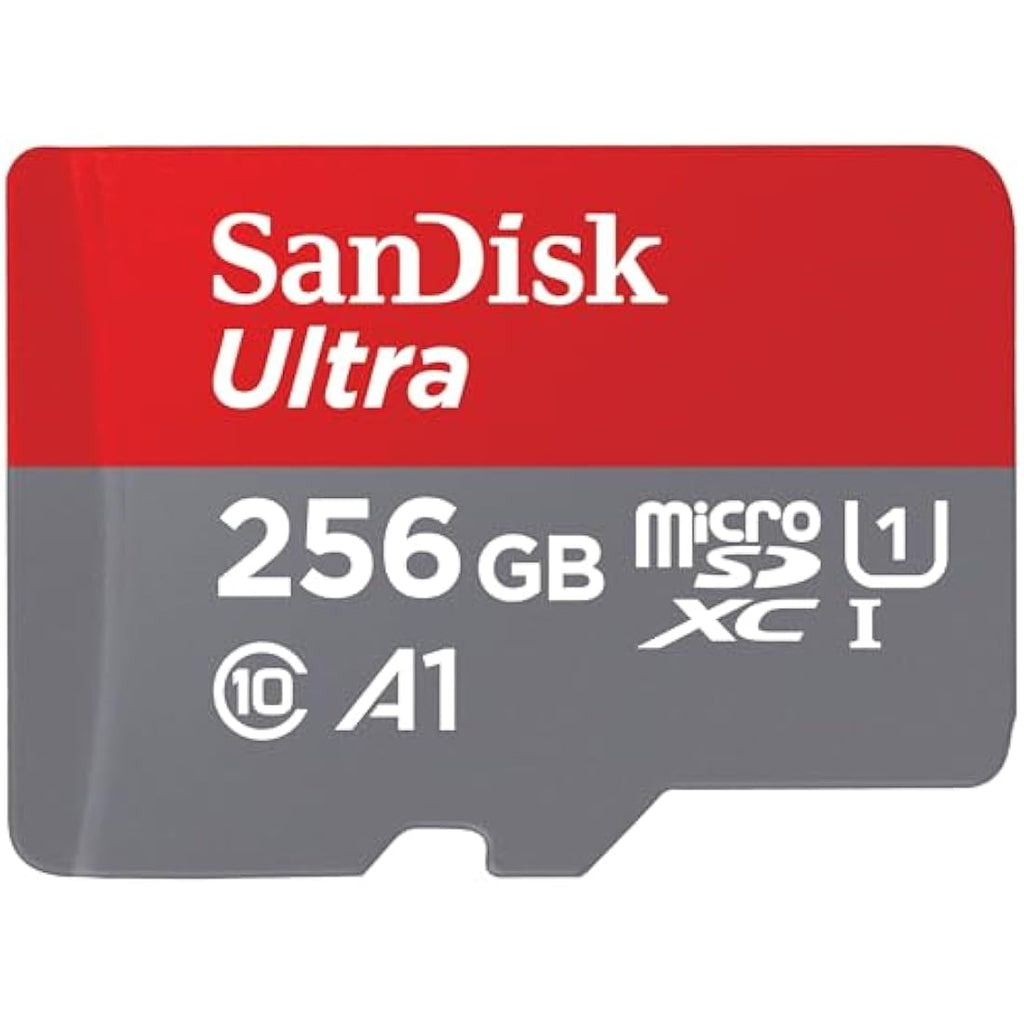 SanDisk 256GB Ultra microSDXC Card with SD Adapter – 150MB/s A1 UHS-I