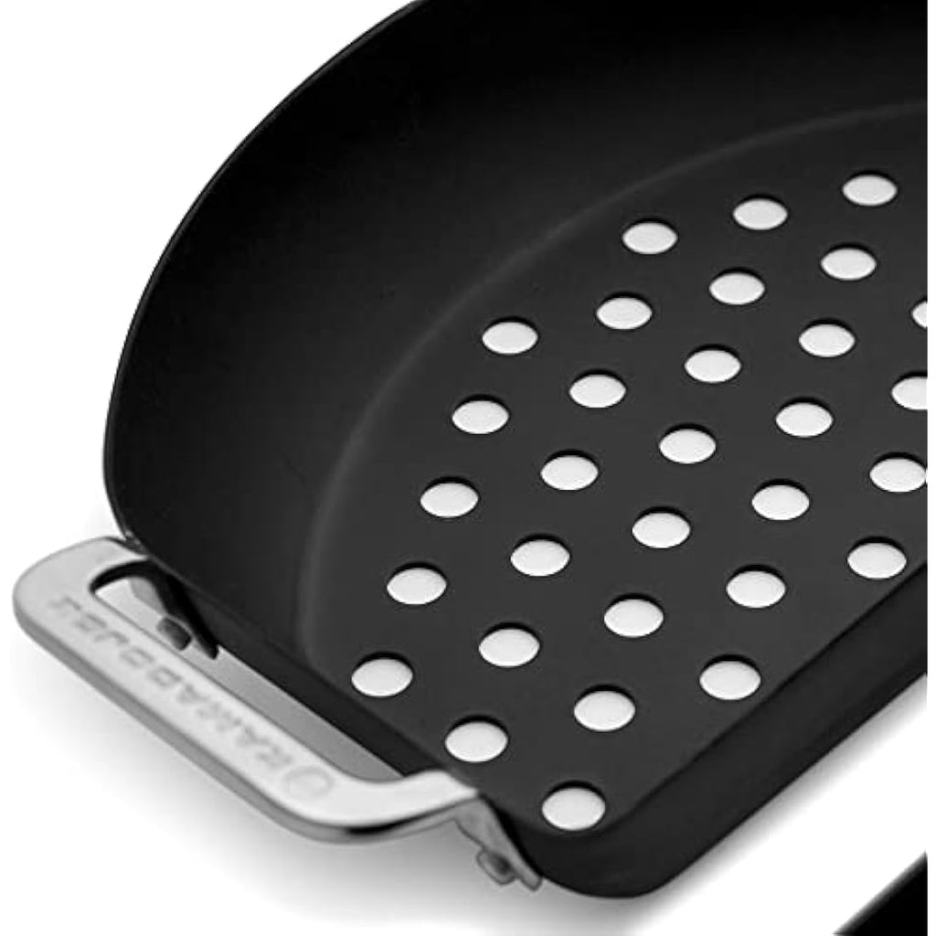 Kamado Joe Karbon Steel Half-Moon Pan Set – Non-Stick Grill Cookware