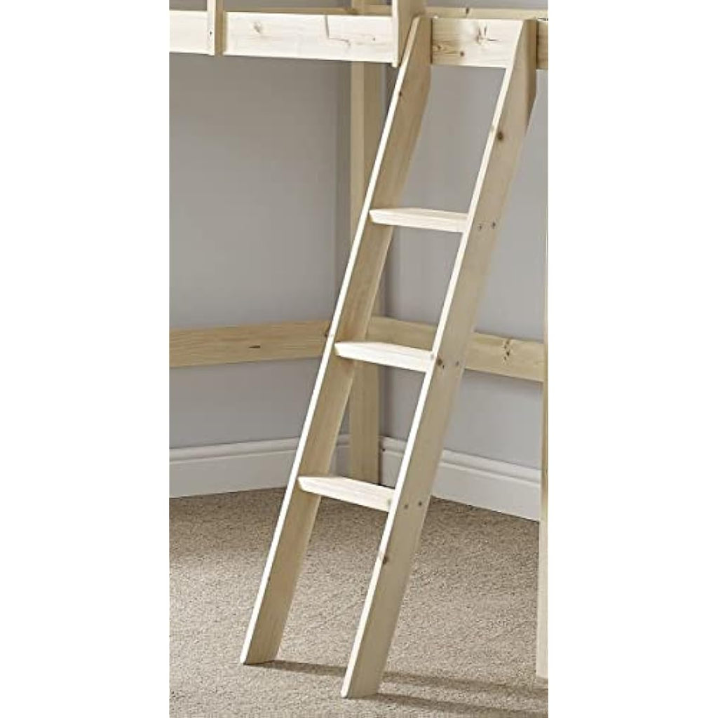 Jolof Store Solid Pine Bunk Bed Ladder – Slanted Heavy Duty Design