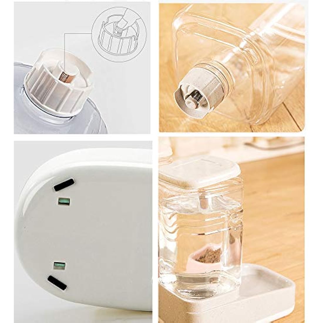 Old Tjikko Gravity Pet Feeder and Waterer Set | 3.8L BPA-Free Dispenser