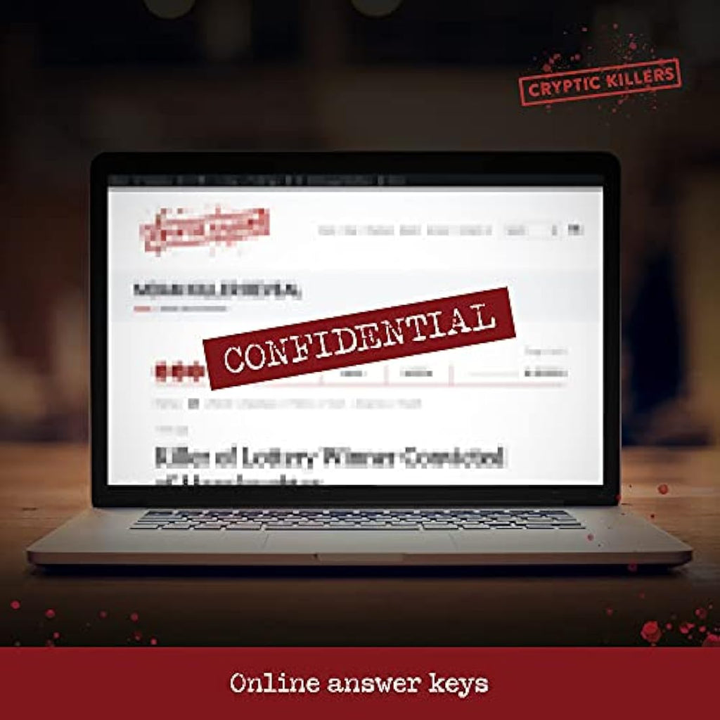 Cryptic Killers Murder Mystery Game – Murder at Merivale Manor Cold Case