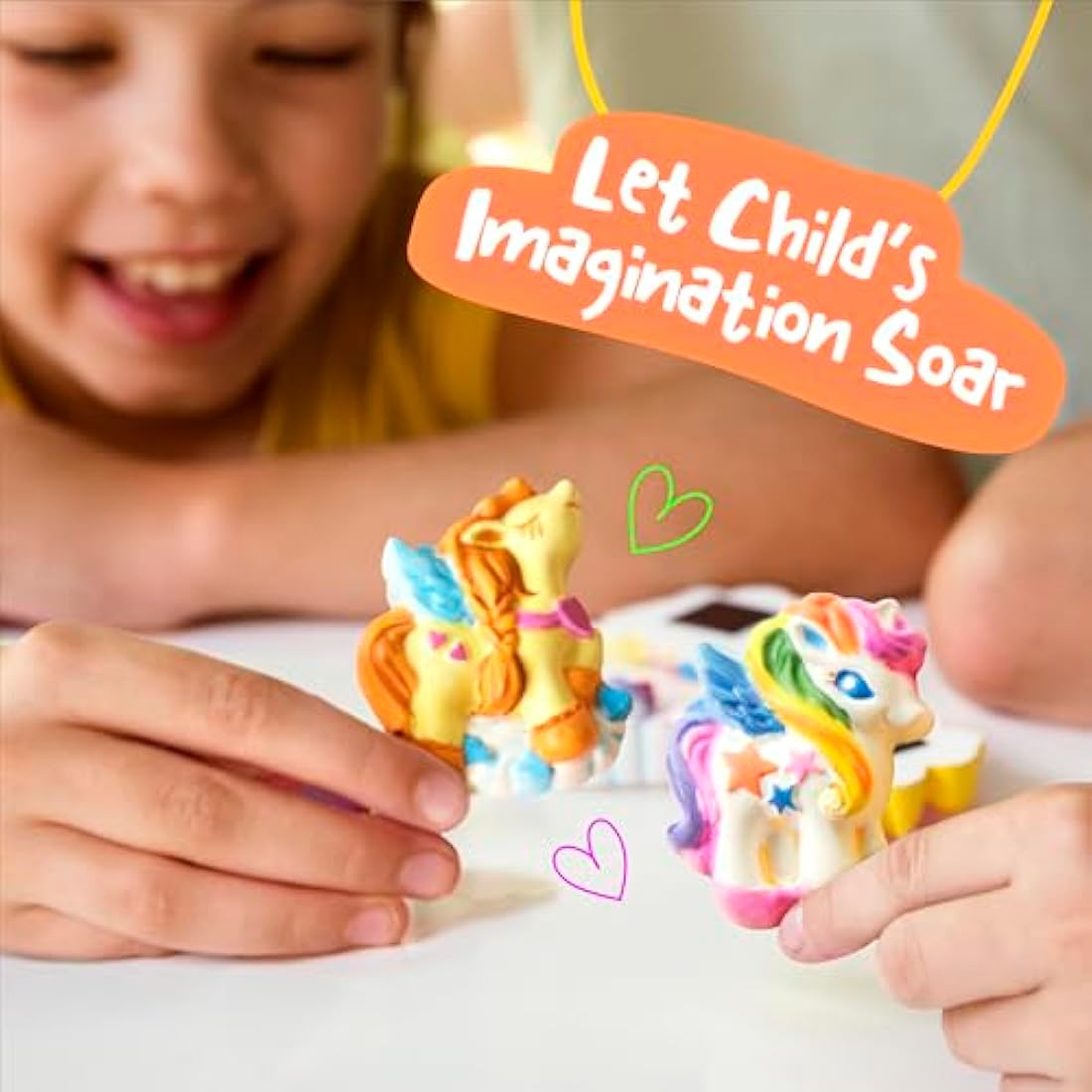 4M Mould and Paint Unicorns – Kids DIY Fridge Magnet and Badge Craft Kit