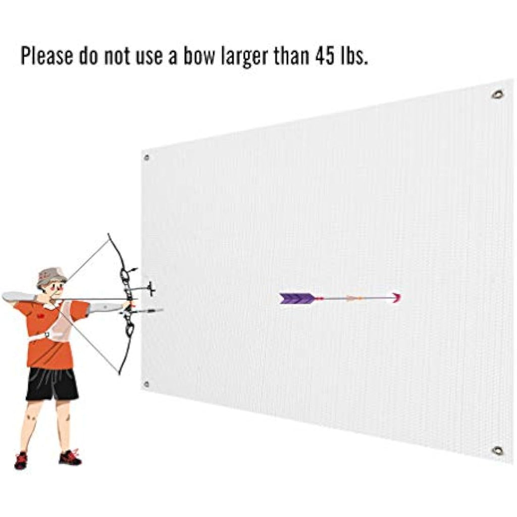 Aoneky Heavy Duty Archery Target Backstop Netting - 2mm Fiber Cloth