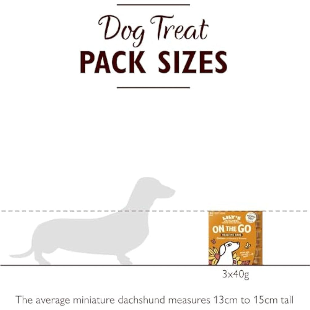 Lily's Kitchen Chicken On the Go Dog Bars | Grain-Free Multipack 6x40g