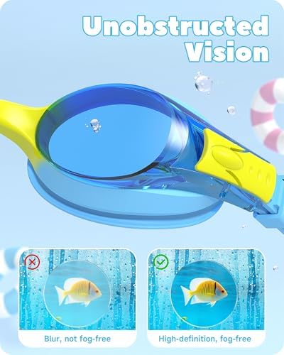 Kids Swimming Goggles | Anti-Fog Leakproof Silicone for Ages 3-14