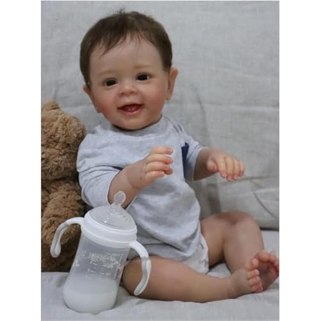 Jolof Store Reborn Baby Doll – 18 Inch Lifelike Silicone Vinyl Girl