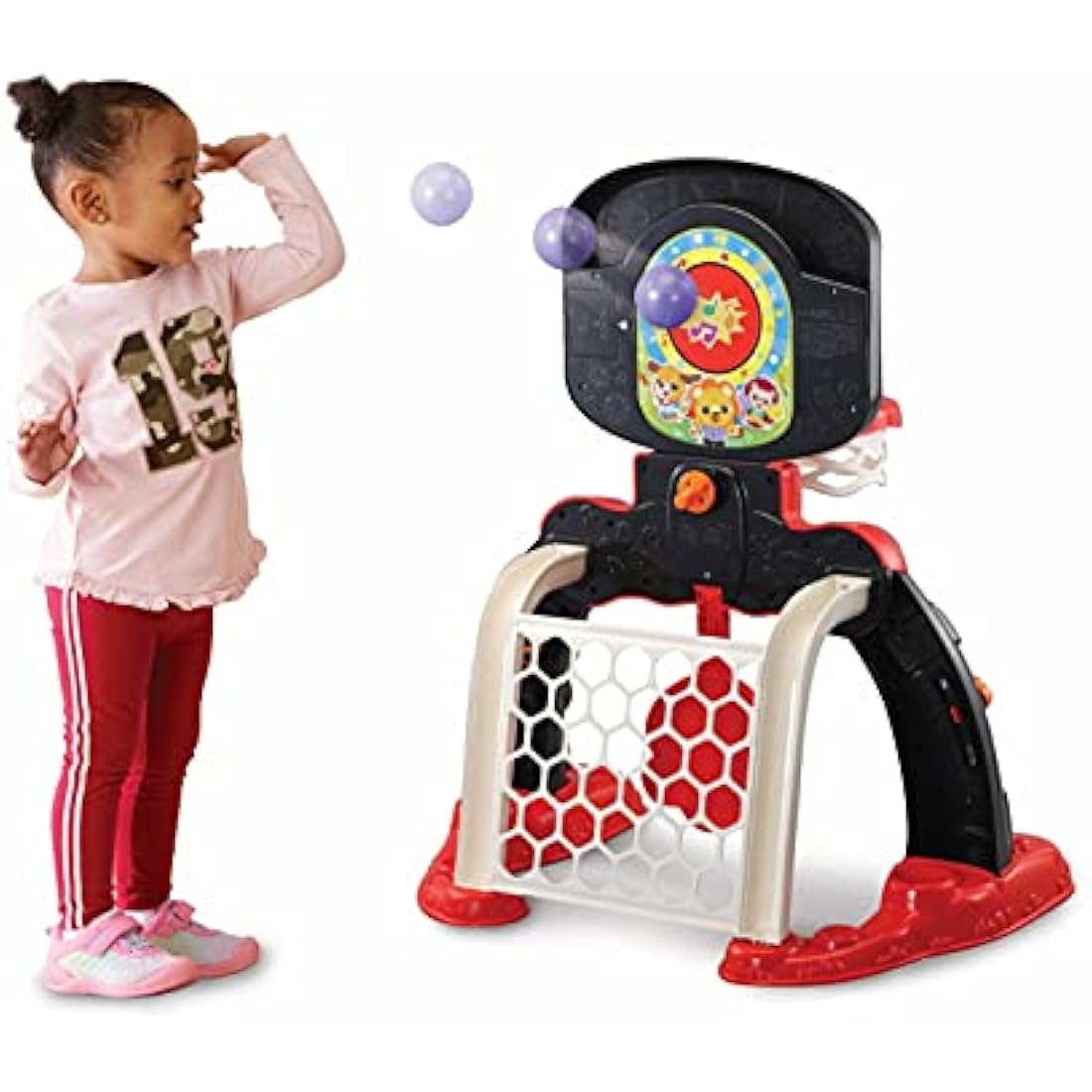 VTech 3-in-1 Sports Centre – Interactive Toddler Basketball & Football