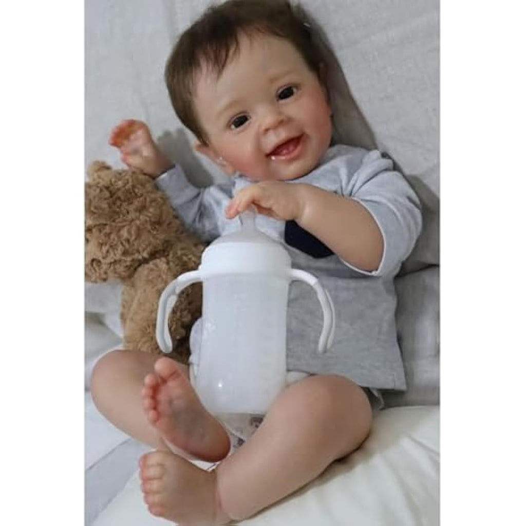 Jolof Store Reborn Baby Doll – 18 Inch Lifelike Silicone Vinyl Girl