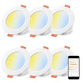 iLC Smart Recessed LED Downlights | 8W Alexa Compatible CCT 2700K-6000K