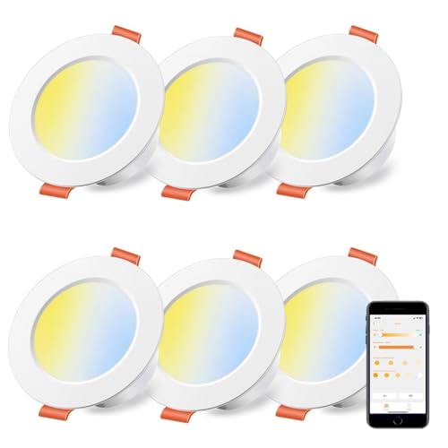 iLC Smart Recessed LED Downlights | 8W Alexa Compatible CCT 2700K-6000K