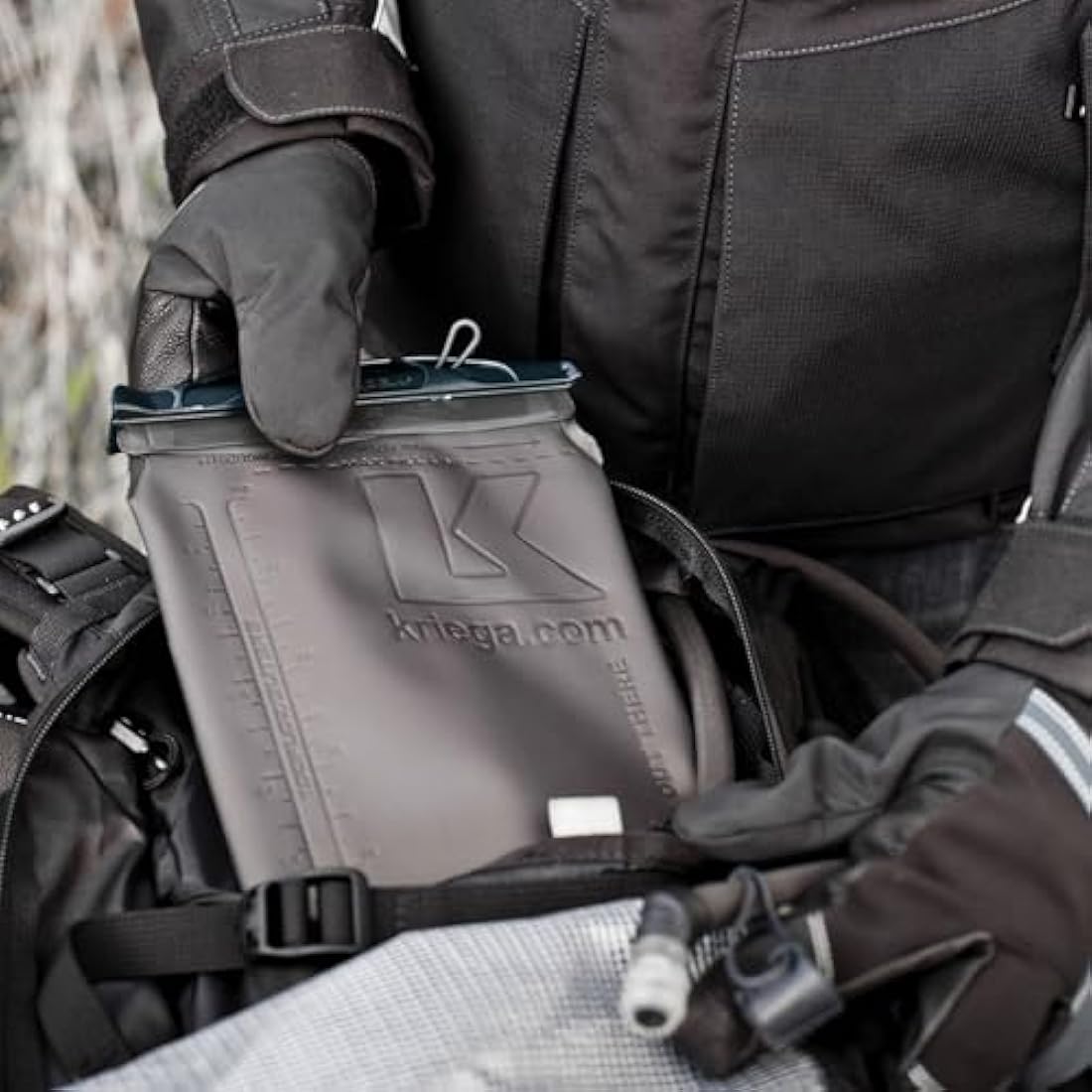 Kriega R15 Motorcycle Backpack – 15L Waterproof Adventure Riding Bag