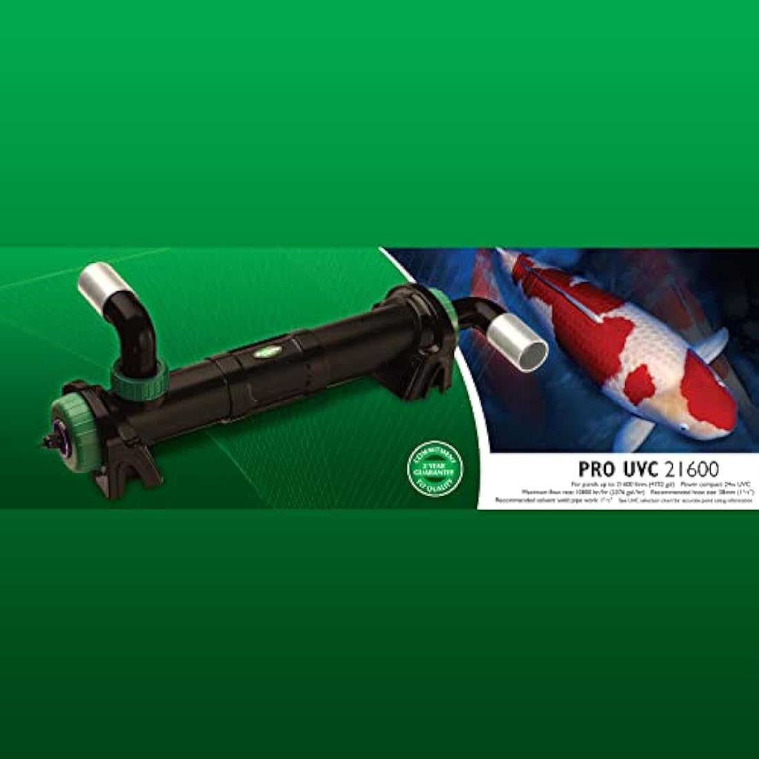 Blagdon Pro UV Pond Clarifier 24W – Algae Control for 21,600L Ponds