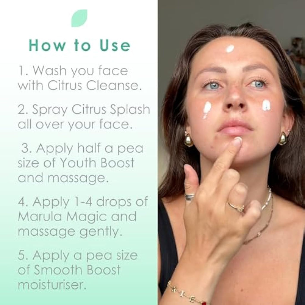 WildMint 5-Step Superfood Clear Skin Kit | Vegan Natural Skincare Set