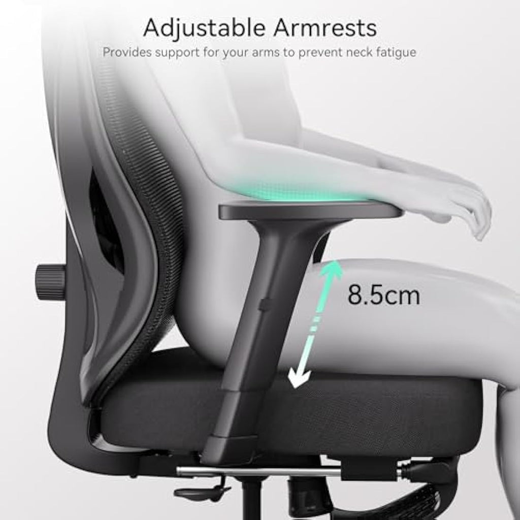 Hbada P5 Ergonomic Mesh Office Chair | Lumbar Support & Footrest
