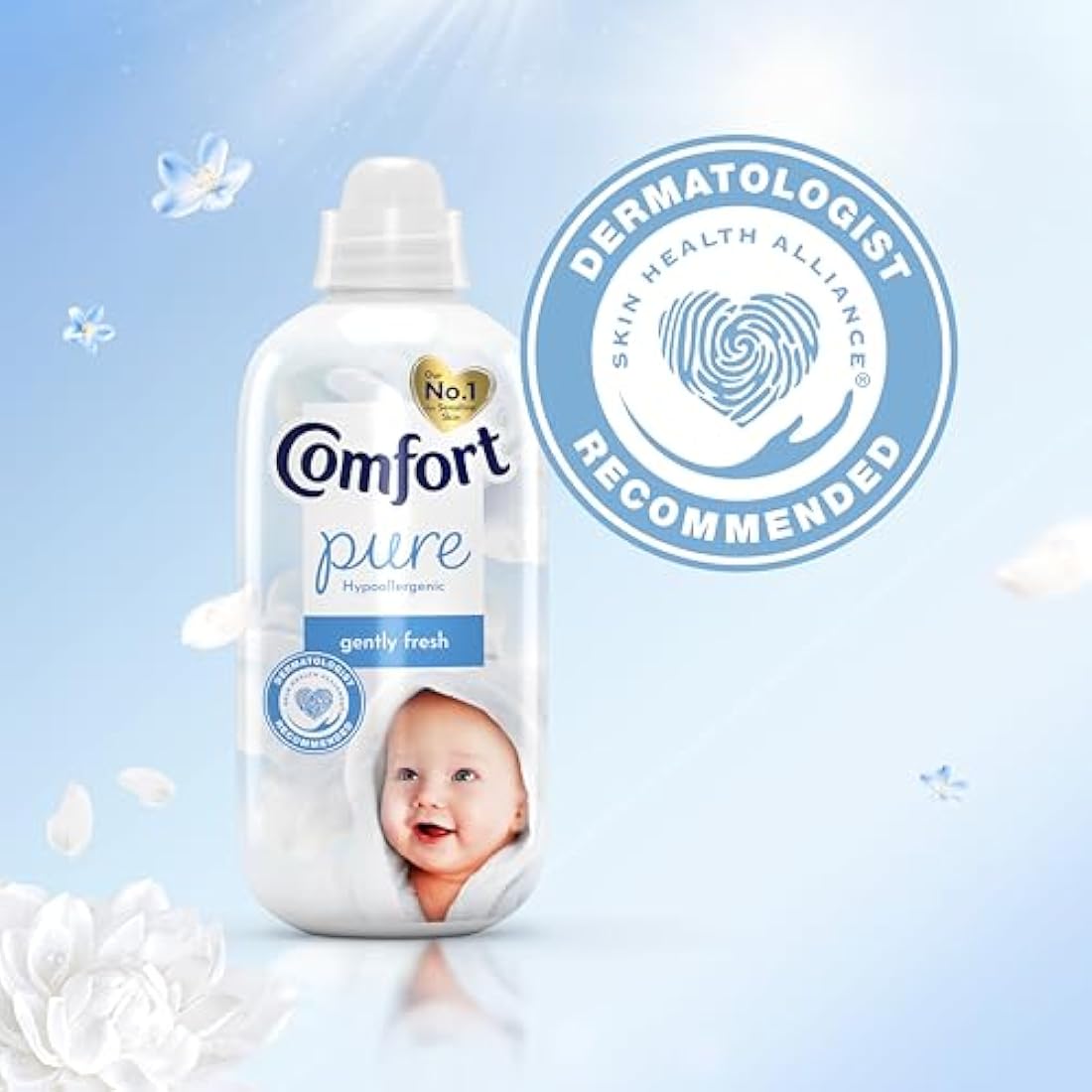 Comfort Pure Fabric Conditioner Hypoallergenic for Sensitive Skin 288 Washes