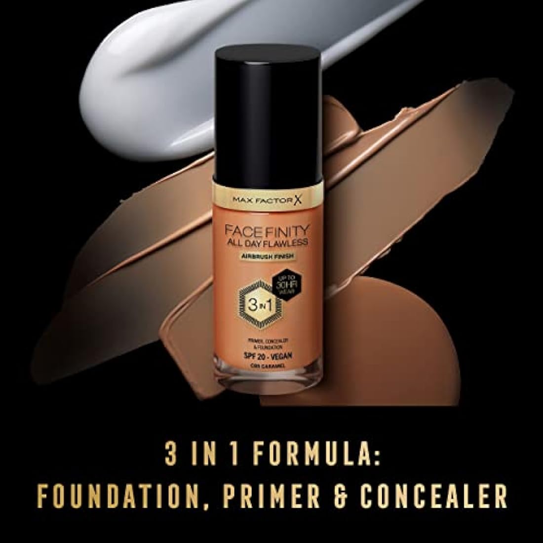 Max Factor Facefinity 3-in-1 Liquid Foundation SPF 20 – 85 Caramel