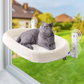 GUUSII HOME Cordless Cat Window Perch – Heavy Duty Hammock Bed, Beige