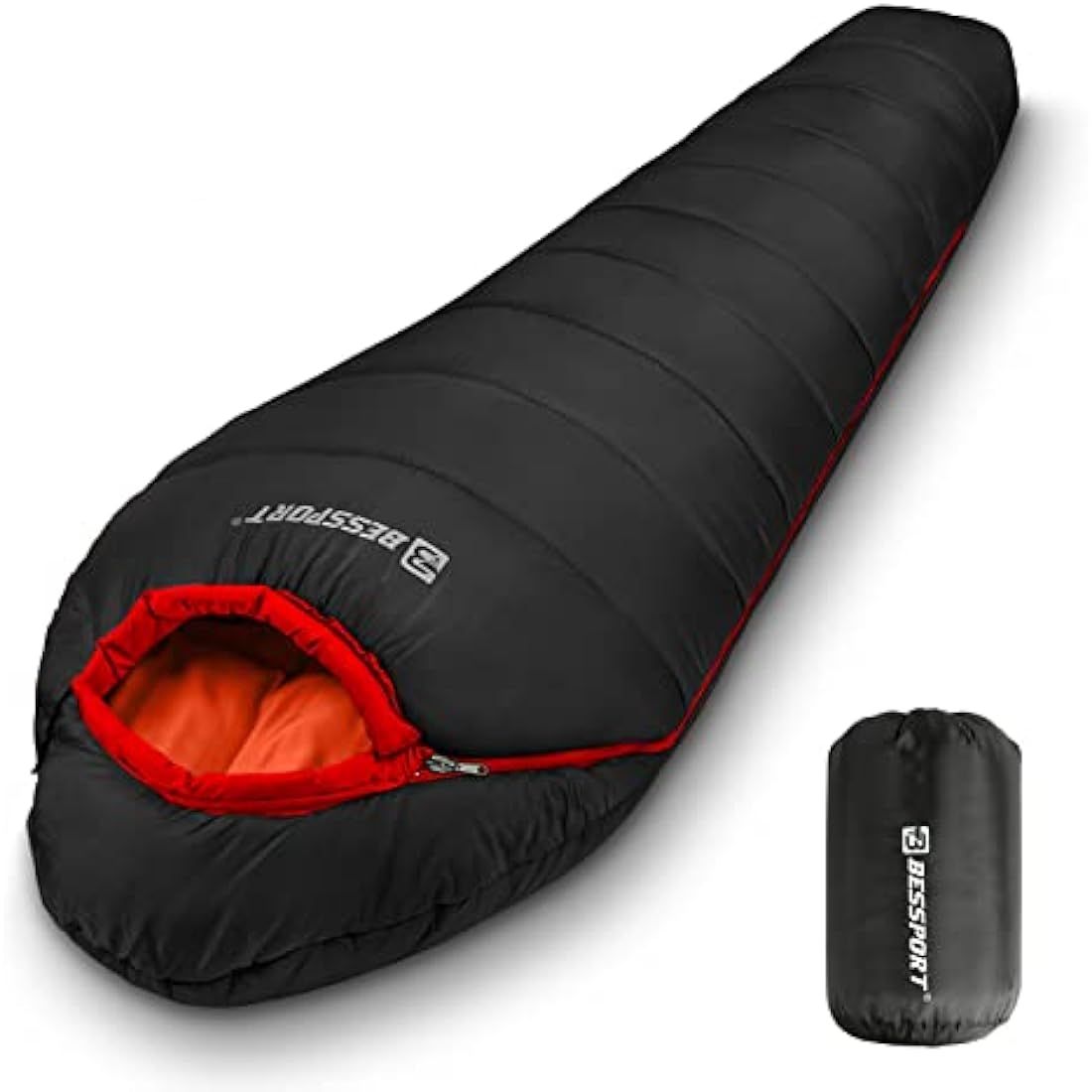 Bessport Mummy Sleeping Bag – 4 Season Ultralight & Compressible