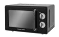 Russell Hobbs Retro Compact Microwave | 17L 700W Solo Manual - Black