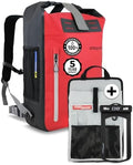 Jolof Store Waterproof Explorer Backpack Bundle with Phone Case
