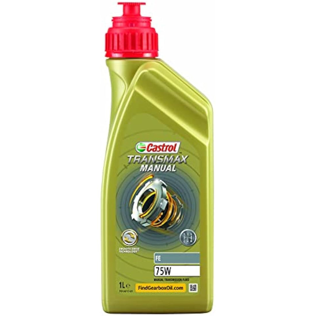Castrol Transmax Manual FE 75W Gear Oil - 1L Synthetic Lubricant