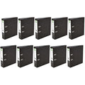 Q-Connect A4 Lever Arch File Black Marbled - 70mm Capacity (10 Pack)