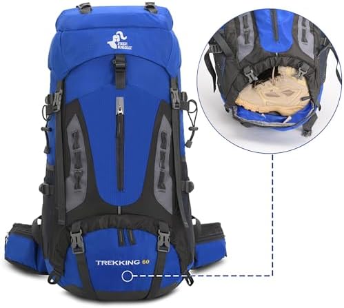 60L Hiking Backpack – Waterproof Lightweight Travel Daypack