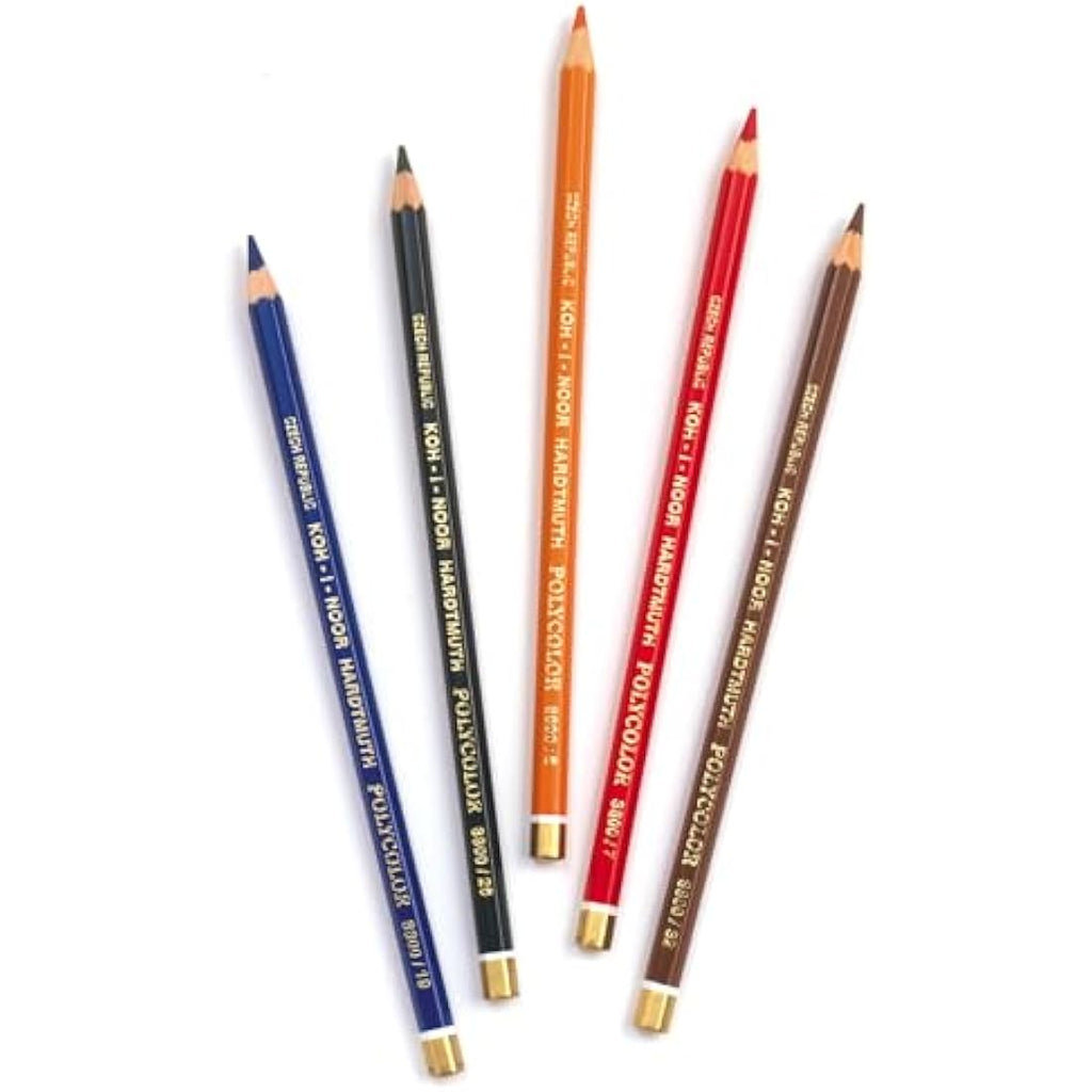Koh-I-Noor Polycolor Artist's Coloured Pencils – Set of 72 FSC Wood