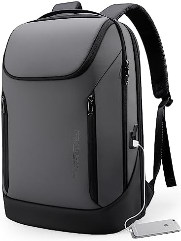 BANGE Business Smart Laptop Backpack | Waterproof 15.6 Inch with USB Port