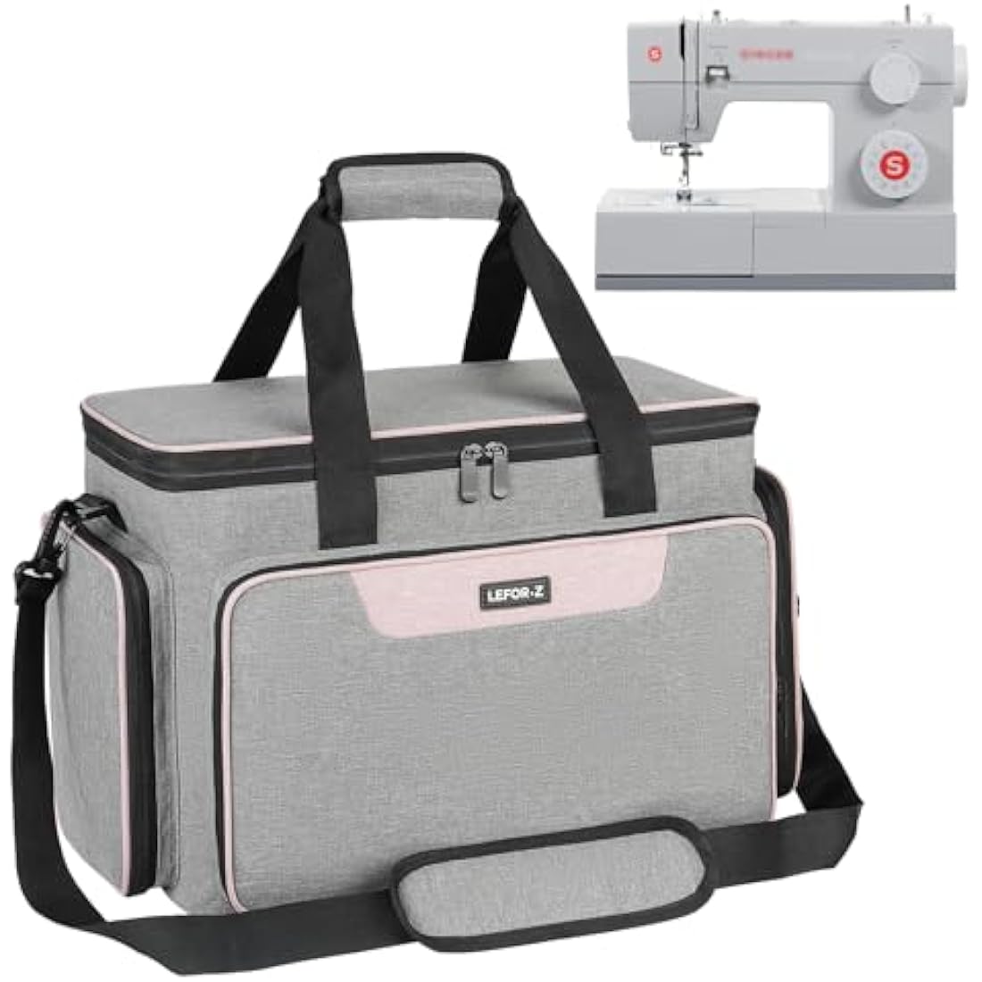 Sewing Machine Carrying Case | Universal Travel Tote - Grey