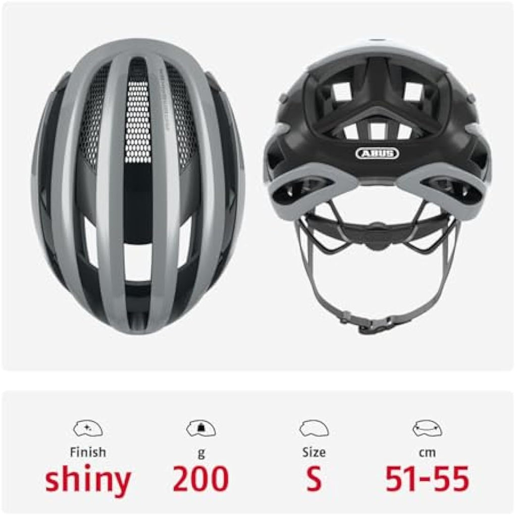 ABUS AirBreaker Road Bike Helmet – Lightweight Aerodynamic Cycling Gear