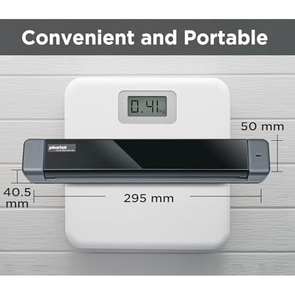 Plustek S410 Plus Portable A4 Document Scanner with OCR Software