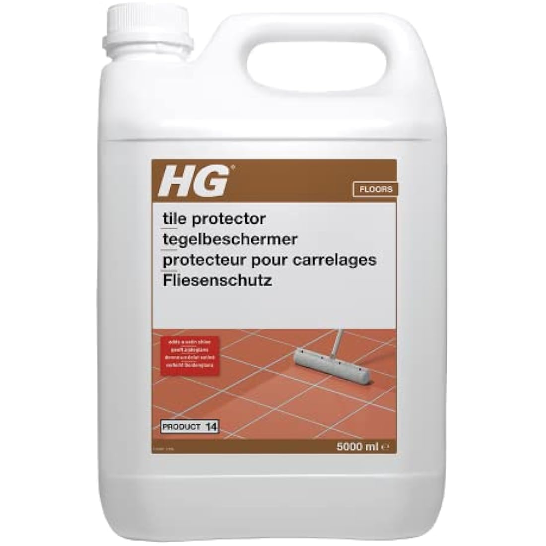 HG Protective Coating Satin Gloss Finish – Anti-Slip Stone Tile Sealer 5L