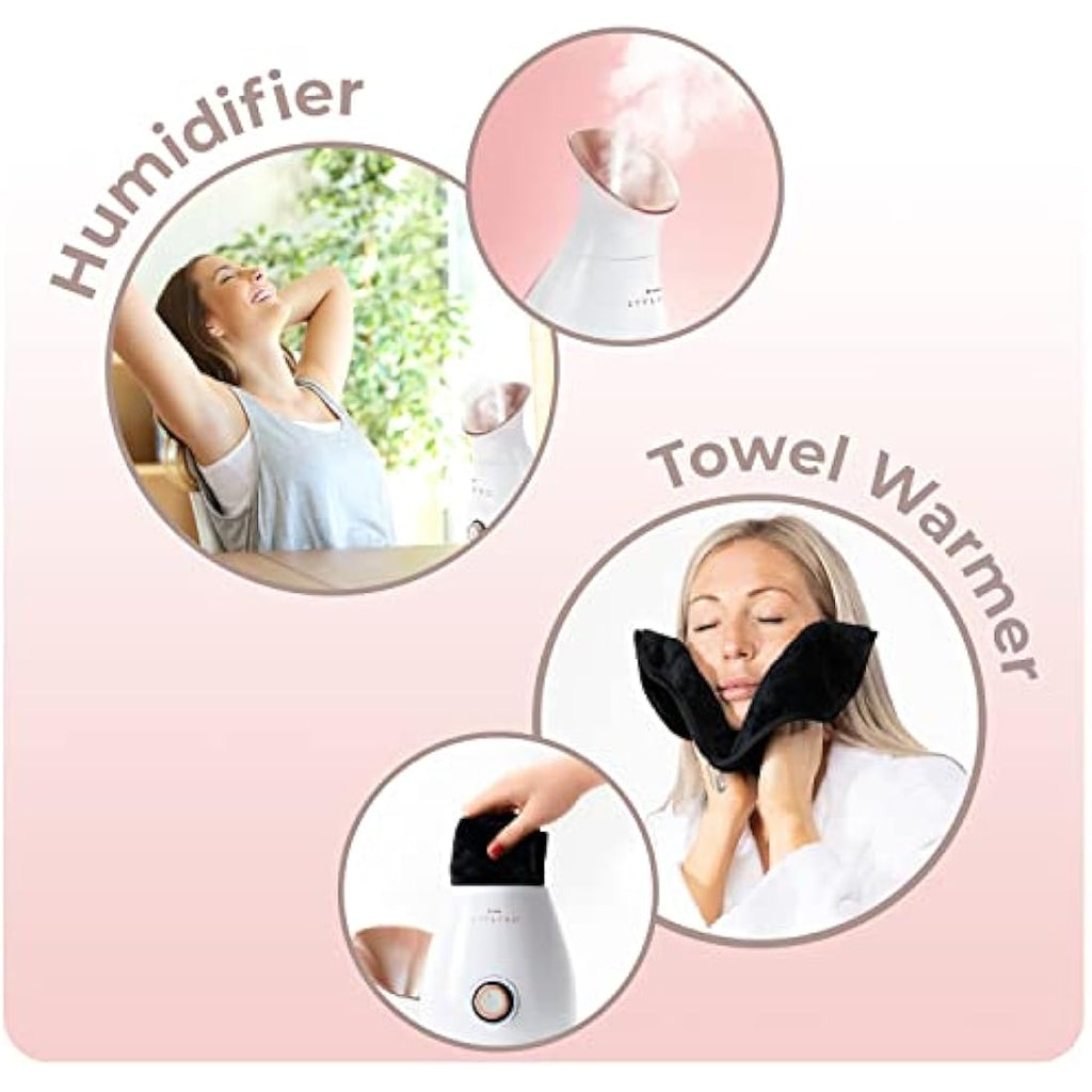 STYLPRO 4-in-1 Facial Steamer | Ionic Mist Humidifier & Towel Warmer