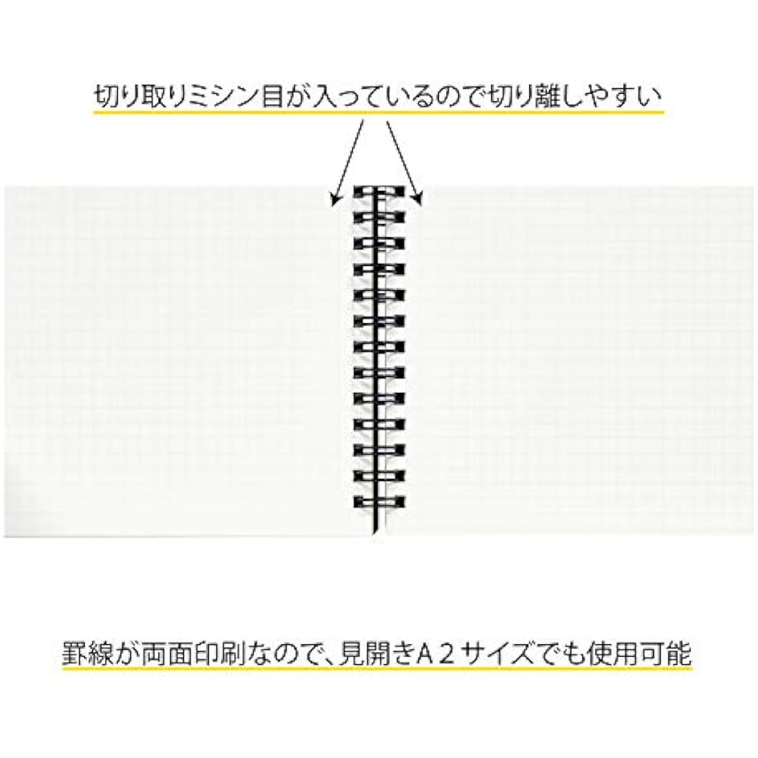 Maruman Mnemosyne A3 Notebook | 5mm Grid Lay-Flat Paper (N167)
