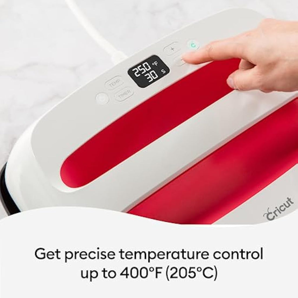 Cricut EasyPress 2 Heat Press - 12" x 10" for HTV & Sublimation - Raspberry