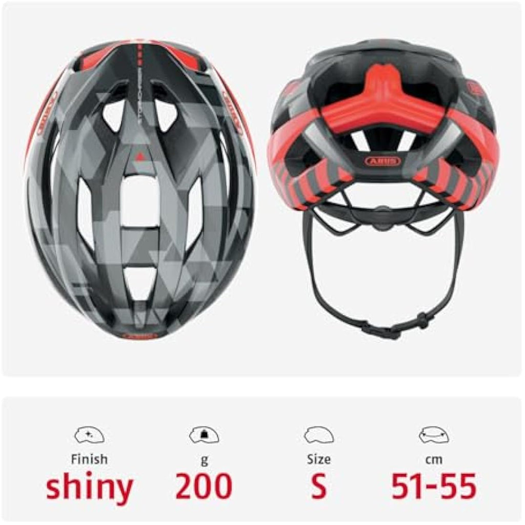 ABUS StormChaser Road Bike Helmet – Lightweight Vented Cycling Helmet