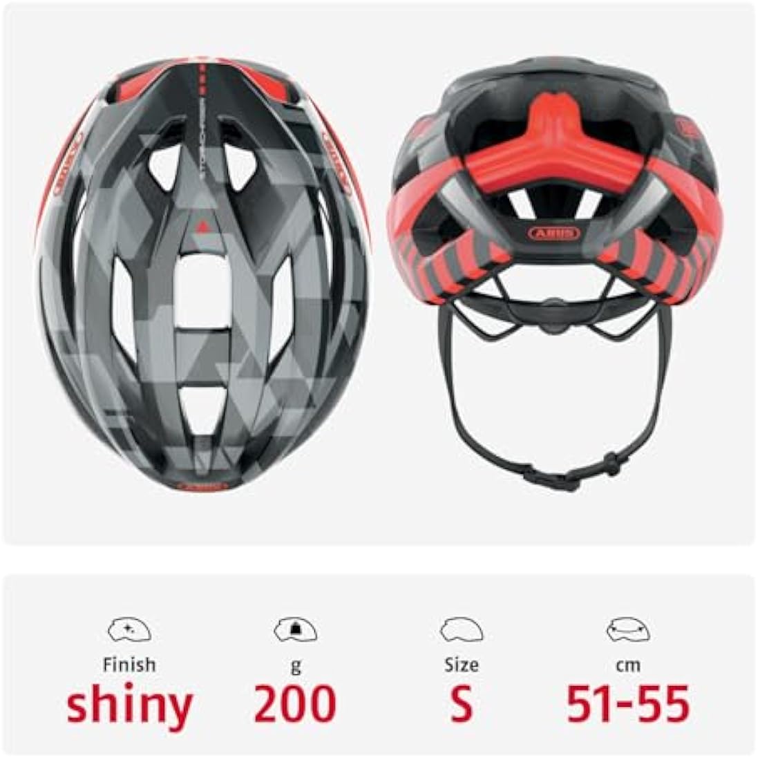 ABUS StormChaser Road Bike Helmet – Lightweight Vented Cycling Helmet