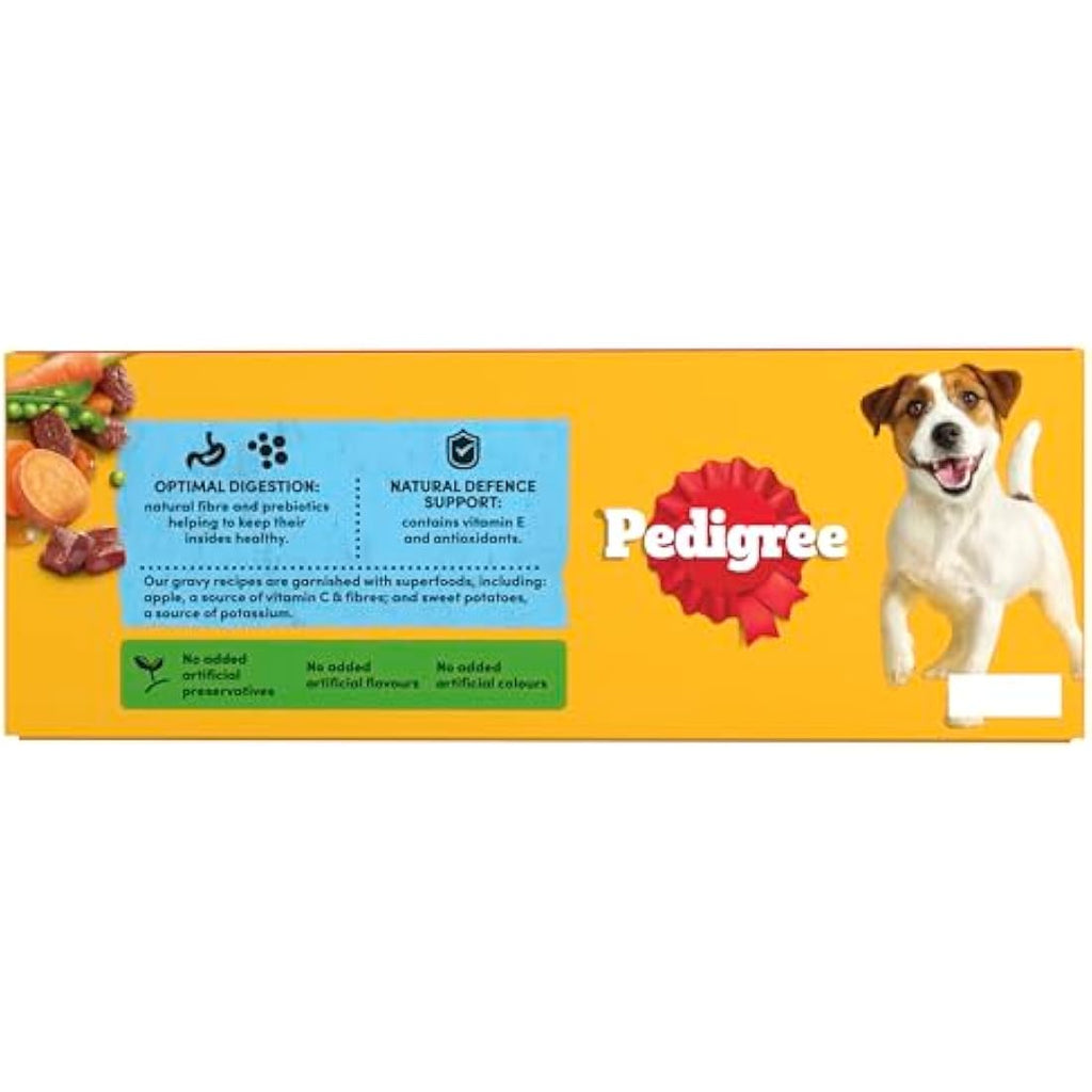 Pedigree Adult Wet Dog Food Mixed Selection in Gravy | 40 x 100g