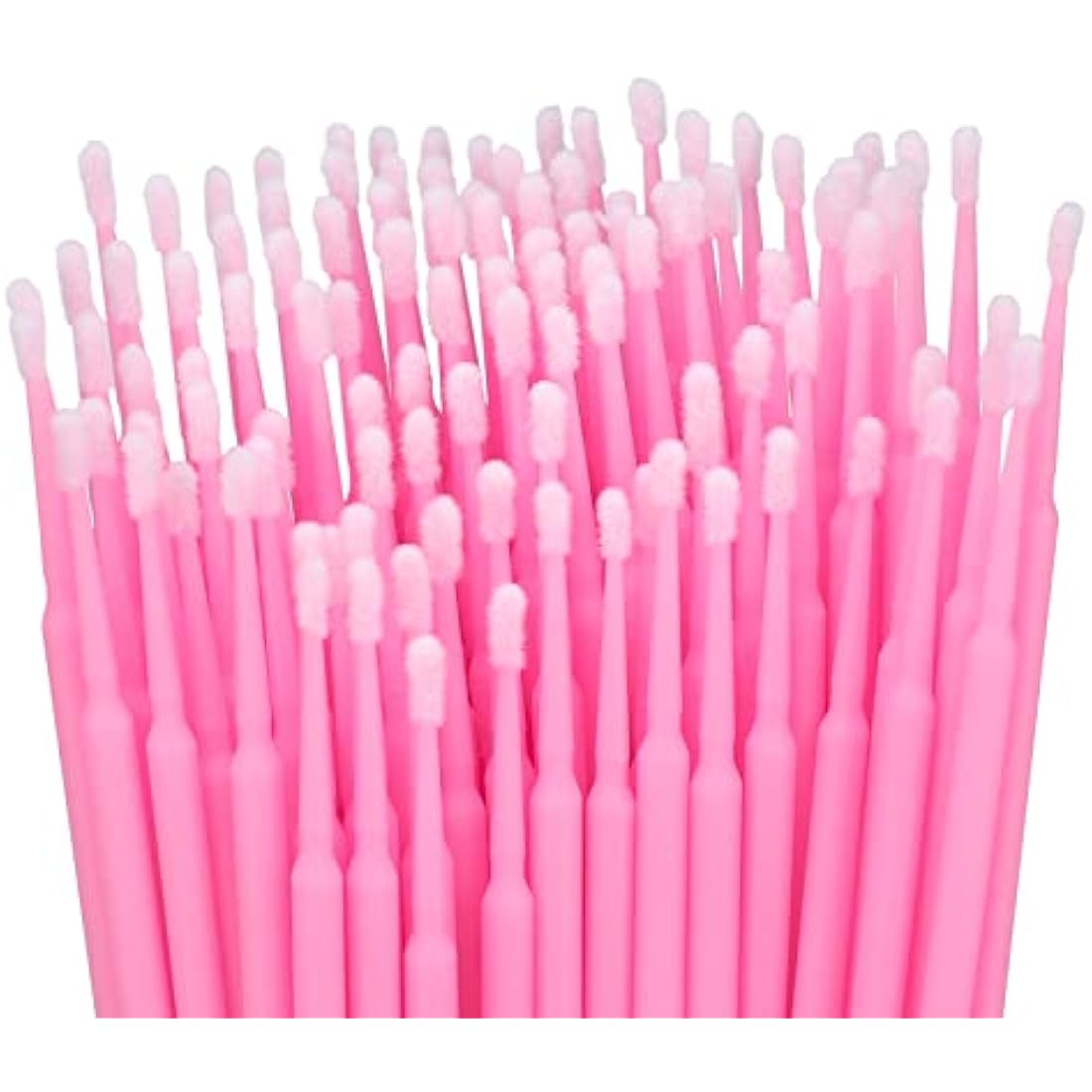 G2PLUS 200PCS Micro Applicators Brushes | 2.0mm Pink Eyelash Extensions