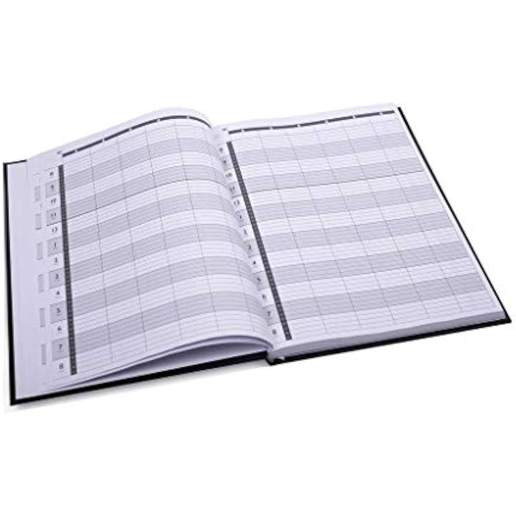 Jolof Store 6 Assistant Salon Appointment Book – Black Daily Planner